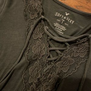 american eagle soft & sexy top
